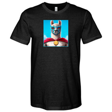 Load image into Gallery viewer, Llama Luchidor Blue Heathered Tee