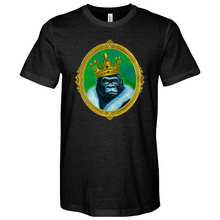 Load image into Gallery viewer, Gold Oval Frame Kong Min Heathered Tee