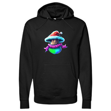 Load image into Gallery viewer, Shroom Santa Midweight Hooded Sweatshirt