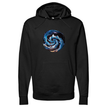 Load image into Gallery viewer, Sunset Waves Midweight Hooded Sweatshirt