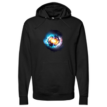 Load image into Gallery viewer, Colliding Atoms Midweight Hooded Sweatshirt