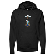 Load image into Gallery viewer, Woman Putting Her Fist Midweight Hooded Sweatshirt