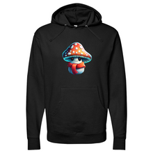 Load image into Gallery viewer, Little Shroomy With Scarf Midweight Hooded Sweatshirt