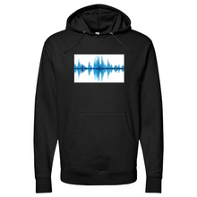 Load image into Gallery viewer, Blue Frequency 02 Midweight Hooded Sweatshirt
