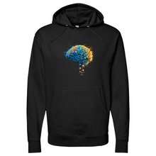 Load image into Gallery viewer, Atoms Brain Midweight Hooded Sweatshirt