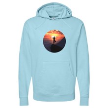 Load image into Gallery viewer, Sunset Yoga Midweight Hooded Sweatshirt