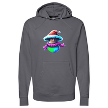 Load image into Gallery viewer, Shroom Santa Midweight Hooded Sweatshirt