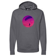 Load image into Gallery viewer, Purple Parachuter Midweight Hooded Sweatshirt