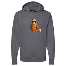 Load image into Gallery viewer, Orange Fox Midweight Hooded Sweatshirt