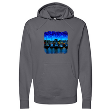 Load image into Gallery viewer, Shem Creek Starry Night Midweight Hooded Sweatshirt