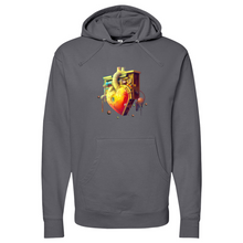 Load image into Gallery viewer, Flushing Heart Midweight Hooded Sweatshirt