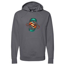 Load image into Gallery viewer, Atoms Face Midweight Hooded Sweatshirt