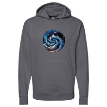 Load image into Gallery viewer, Sunset Waves Midweight Hooded Sweatshirt