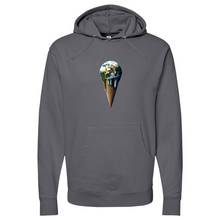 Load image into Gallery viewer, Melting Ice Cream Midweight Hooded Sweatshirt