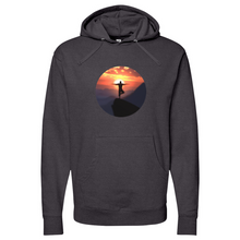 Load image into Gallery viewer, Sunset Yoga Midweight Hooded Sweatshirt