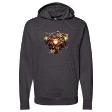 Load image into Gallery viewer, Heart Pipes Midweight Hooded Sweatshirt
