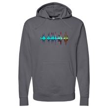 Load image into Gallery viewer, Frequency Cymbals 02 Midweight Hooded Sweatshirt