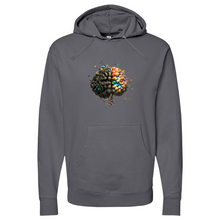 Load image into Gallery viewer, Brain Midweight Hooded Sweatshirt