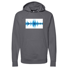Load image into Gallery viewer, Blue Frequency 02 Midweight Hooded Sweatshirt