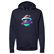 Load image into Gallery viewer, Shroom Santa Midweight Hooded Sweatshirt