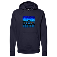 Load image into Gallery viewer, Shem Creek Starry Night Midweight Hooded Sweatshirt