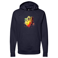 Load image into Gallery viewer, Flushing Heart Midweight Hooded Sweatshirt