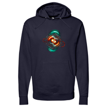 Load image into Gallery viewer, Atoms Face Midweight Hooded Sweatshirt