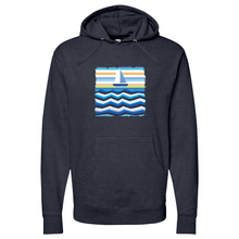 Load image into Gallery viewer, Boat at Sea Midweight Hooded Sweatshirt