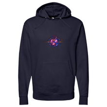 Load image into Gallery viewer, Colliding Atoms Midweight Hooded Sweatshirt