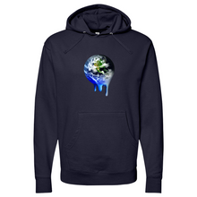 Load image into Gallery viewer, Melting earth.. Midweight Hooded Sweatshirt