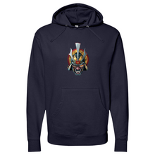 Load image into Gallery viewer, Golden Eye Japanese Warrior Midweight Hooded Sweatshirt