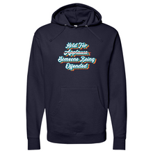 Load image into Gallery viewer, Hold For Applause Midweight Hooded Sweatshirt
