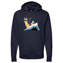 Load image into Gallery viewer, Lama Mountain Midweight Hooded Sweatshirt