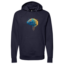 Load image into Gallery viewer, Atoms Brain Midweight Hooded Sweatshirt