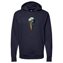 Load image into Gallery viewer, Melting Ice Cream Midweight Hooded Sweatshirt