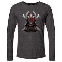 Load image into Gallery viewer, Silver & Red Japanese Warrior MinLong Sleeve