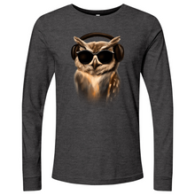 Load image into Gallery viewer, Owl in Headphones Long Sleeve