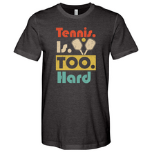 Load image into Gallery viewer, Tennis Heathered Tee