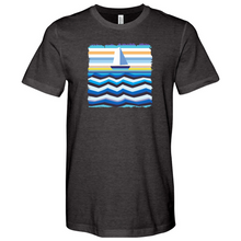 Load image into Gallery viewer, Boat at Sea Heathered Tee