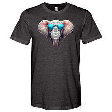 Load image into Gallery viewer, Elephant Light Blue Heathered Tee