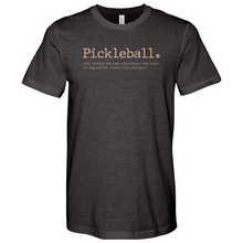 Load image into Gallery viewer, Pickleball Lazy Tennis Heathered Tee