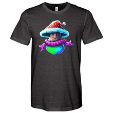 Load image into Gallery viewer, Shroom Santa Heathered Tee