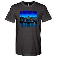 Load image into Gallery viewer, Shem Creek Starry Night Heathered Tee