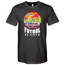 Load image into Gallery viewer, Futbol Is Love Heathered Tee