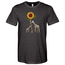 Load image into Gallery viewer, You Are My Sunshine Giraffes Heathered Tee