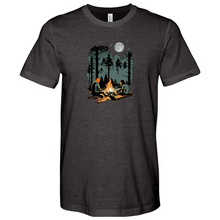 Load image into Gallery viewer, Couple on Campfire Heathered Tee