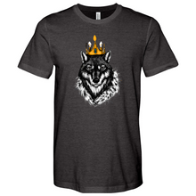 Load image into Gallery viewer, Wolf With Crown Min Heathered Tee