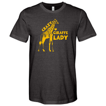 Load image into Gallery viewer, Crazy Giraffe Lady Heathered Tee