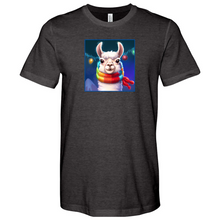 Load image into Gallery viewer, Llama Christmas Heathered Tee