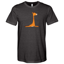 Load image into Gallery viewer, Downward Giraffe Pose Heathered Tee